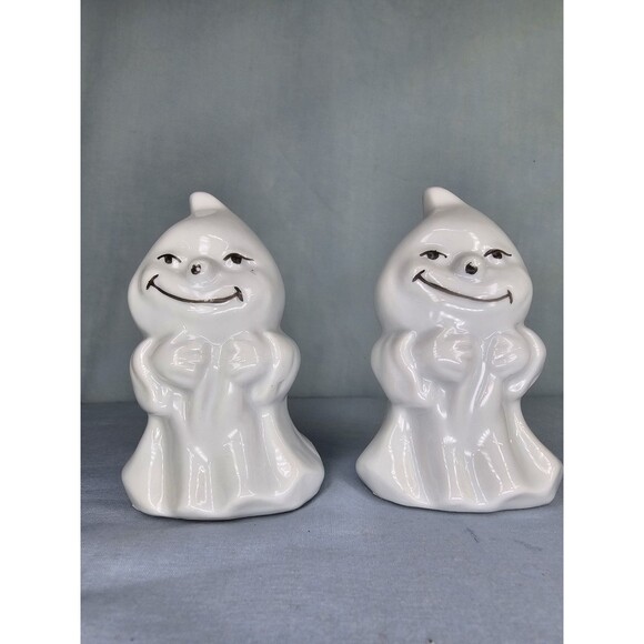 Halloween Ghost Figurines SPOOKY SCARIES Hand Painted/Sculpted Porcelain VTG '92 - Picture 14 of 16